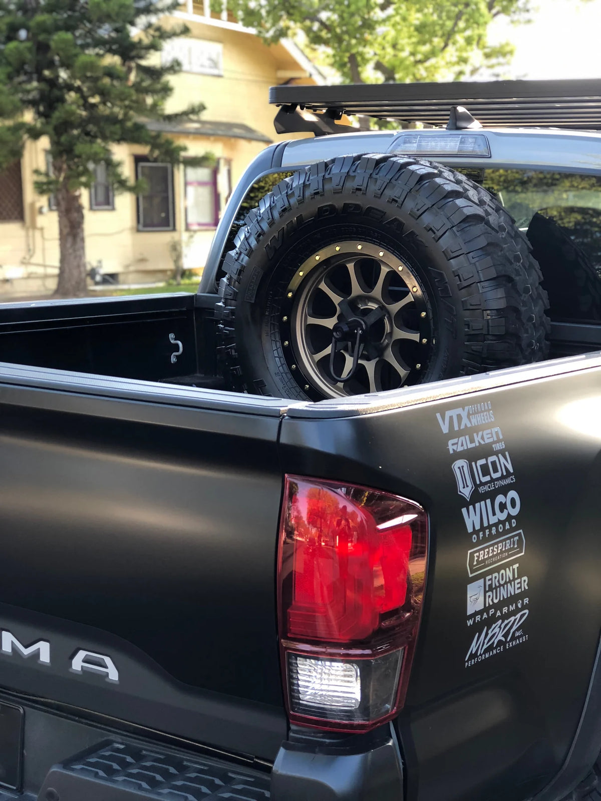 Bed Rail Tire Carrier - Blemished